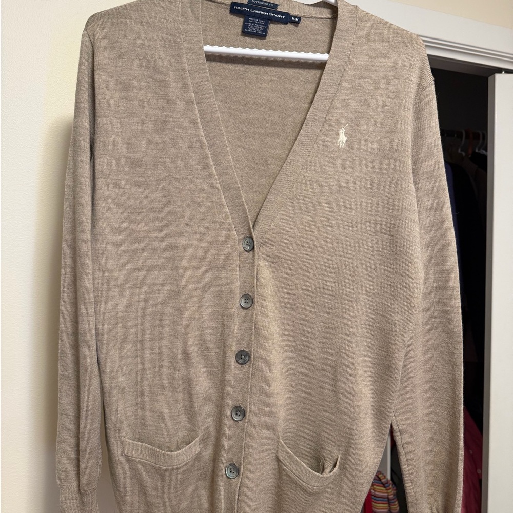 Ralph Lauren women's Beige Cardigan Sweater